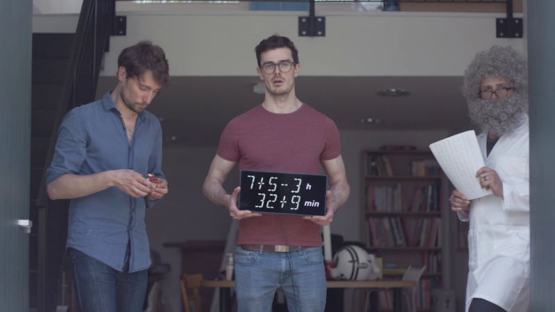 crowd funding video for Albert Clock design product